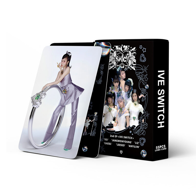 Kpop IVE Boxed Card 55 pz/set Album IVE SWITCH photowcards foto HD di alta qualità stile coreano LOMO Card Fans Collection Gift
