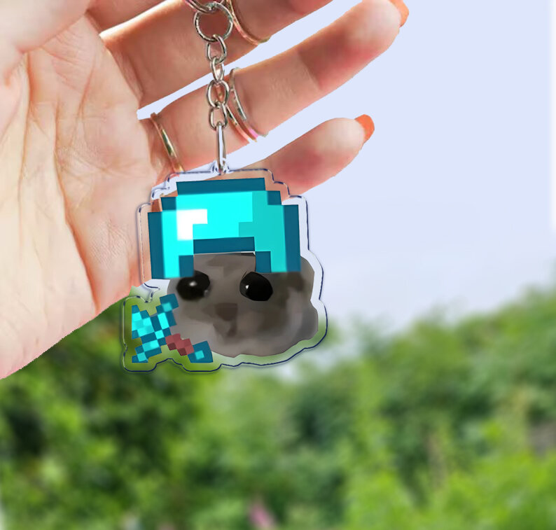 Spaß Meme im nur ein Mädchen traurig Hamster Schlüssel anhänger Schlüssel anhänger Ring für Zubehör Tasche lustige Anhänger Schlüssel ring Schmuck Fans Geschenke