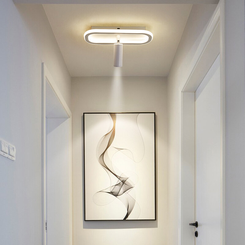 Minimalistische Led Kroonluchter Art Deco Spots Voor Gangpad Plafond Woonkamer Gang Slaapkamer Hotel Lamp Huis Binnenverlichting