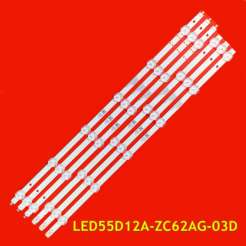 Tira de luces LED de retroiluminación, accesorio para televisor 55U1 LU55C7 LU55C8 LS55Z51Z 30355012001D LED55D12A-ZC62AG-03D LED55D12A-ZC62AG-11D
