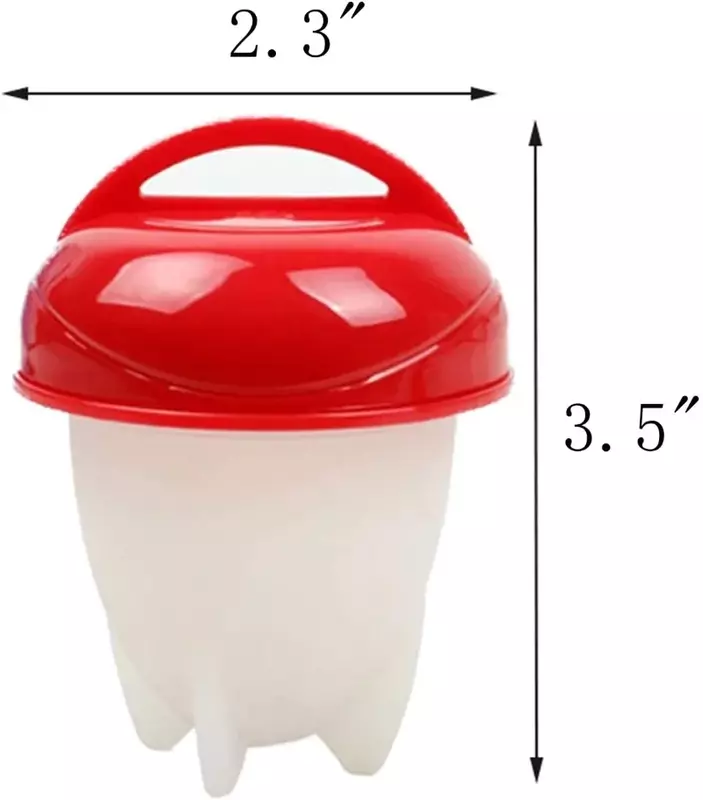 6-1Pc/Set Egg Poachers Cooker Silicone Non-Stick  Boiler Cookers Pack Boiled s Mold Cups Steamer Kitchen Gadgets Tools