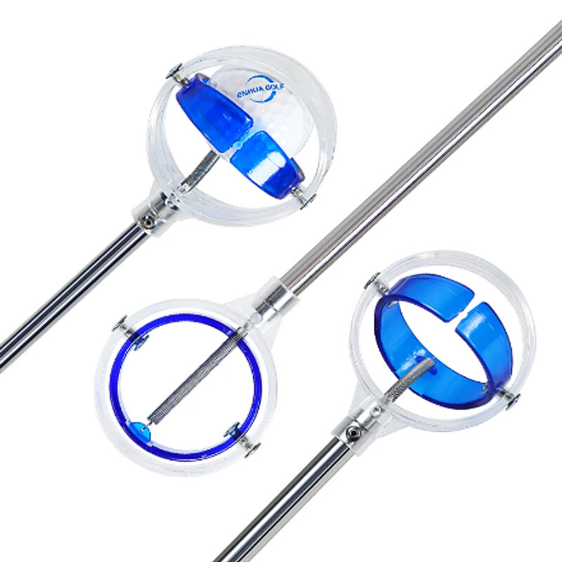 Tragbare Golf Ball Picker Teleskop Golf Ball Retriever Anti-Slide Golf Ball Pick Up-Tools Erweiterbar Locking Scoop Picker