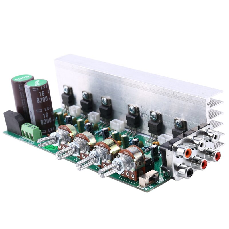 Carte d'amplificateur audio LM1875, 5.1 canaux, amplificateurs de caisson de basses, bricolage, système sonore, haut-parleur, cinéma maison, 18W x 6, Super TDA2030