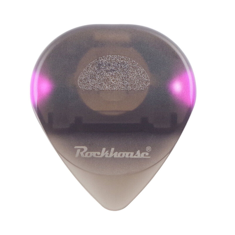 Glowing LED Guitar Pick, instrumento de cordas Musical, plástico de grau alimentício, toque luminoso, Plectrum Acces, Novo, 2023