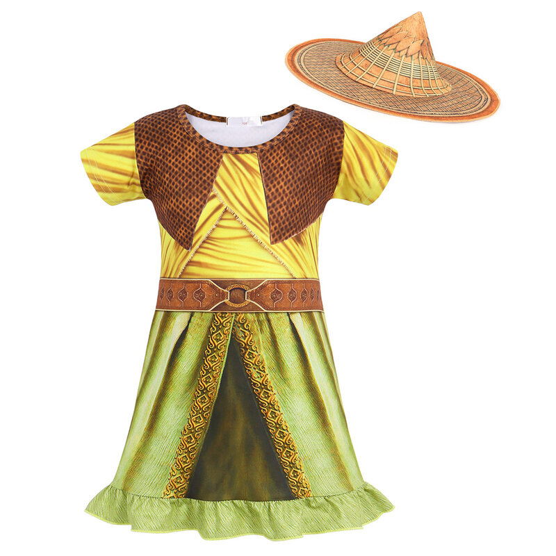 Jurebecia-traje de Halloween para niñas, vestido de actuación para niños, disfraz de Cosplay para fiesta de cumpleaños