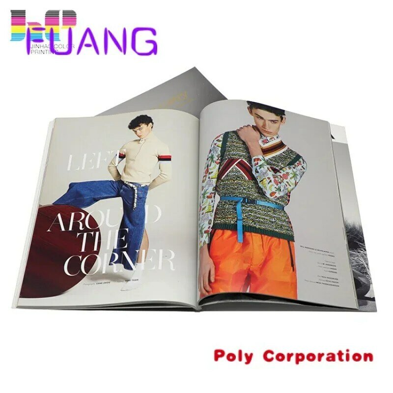 Custom  Professional Publishing Offset Printing Booklet Magazine Brochures Catalogue Photo Cook Paper Book Printing