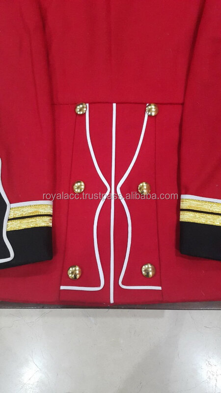 Royal marines-túnica de infantería ligera, abrigo británico, uniforme de lana roja, precio barato personalizado, alta calidad