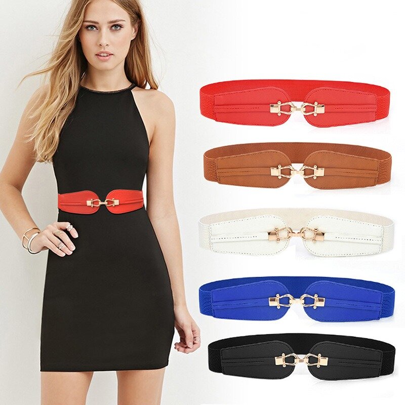 Cintura con fiocco Cummerbunds con cinture con fibbia sottile elastico Cummerbund per pantaloni da abito accessori per abbigliamento cinture donna Cinturon Mujer