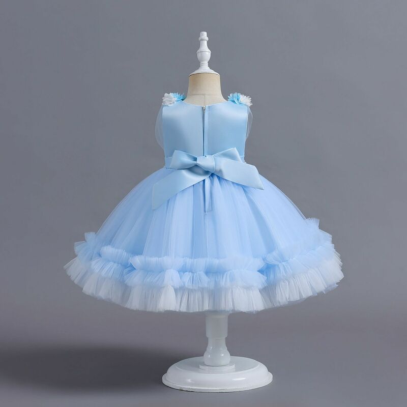 Children's dress, fluffy gauze, cake dress, princess dress, flower girl