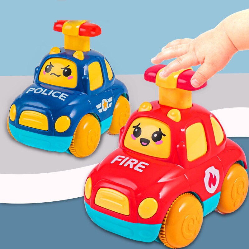 Zabawka dla dziecka samochody dla 1 2 3 lat s chłopiec prezent naciśnij i idź Cartoon Truck edukacyjne zabawki wycofać samochody zabawki dla małych dzieci 12 18 miesięcy