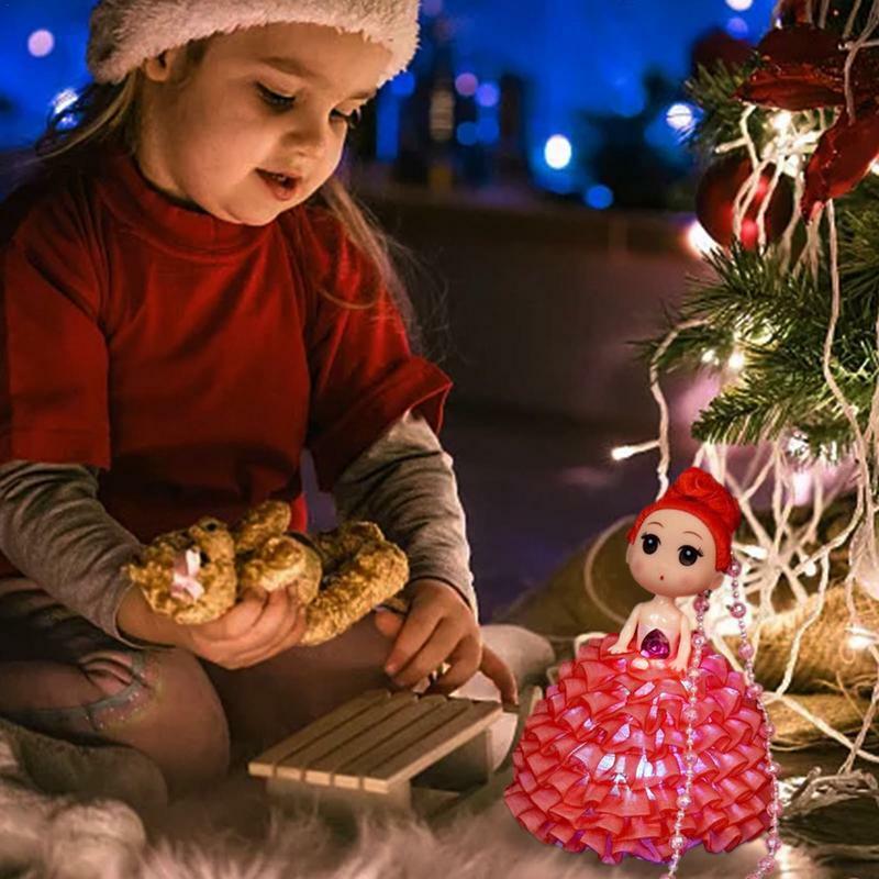 Kids Princess Lights Cute Luminous Doll Led Night Light With Party Dress Beautiful Kindergarten Lights Princess Birthday Gifts