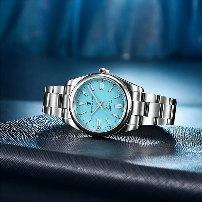 Pagani Design Men's Mechanical Watch, NH35 Automatic Watch, Sapphire Stainless Steel, 20Bar Waterproof, Novo, 39mm, 2024