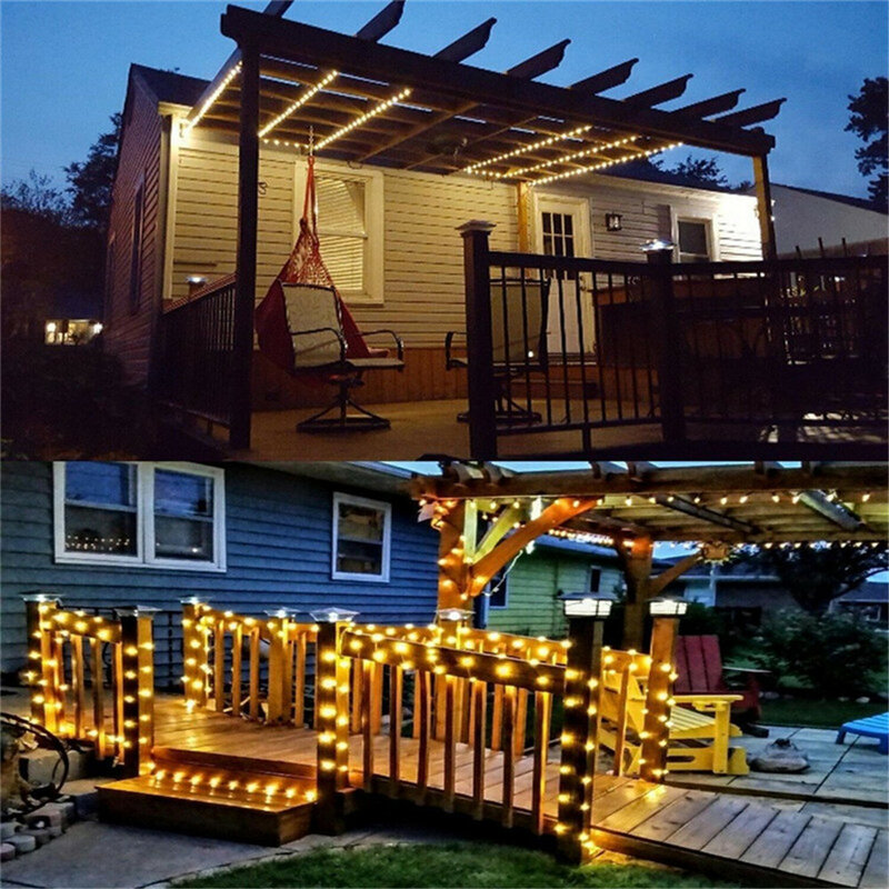 Guirlande lumineuse LED féerique de noël, lumière féerique, USB/batterie, pour salon, chambre à coucher, jardin extérieur, décoration de vacances, 2022
