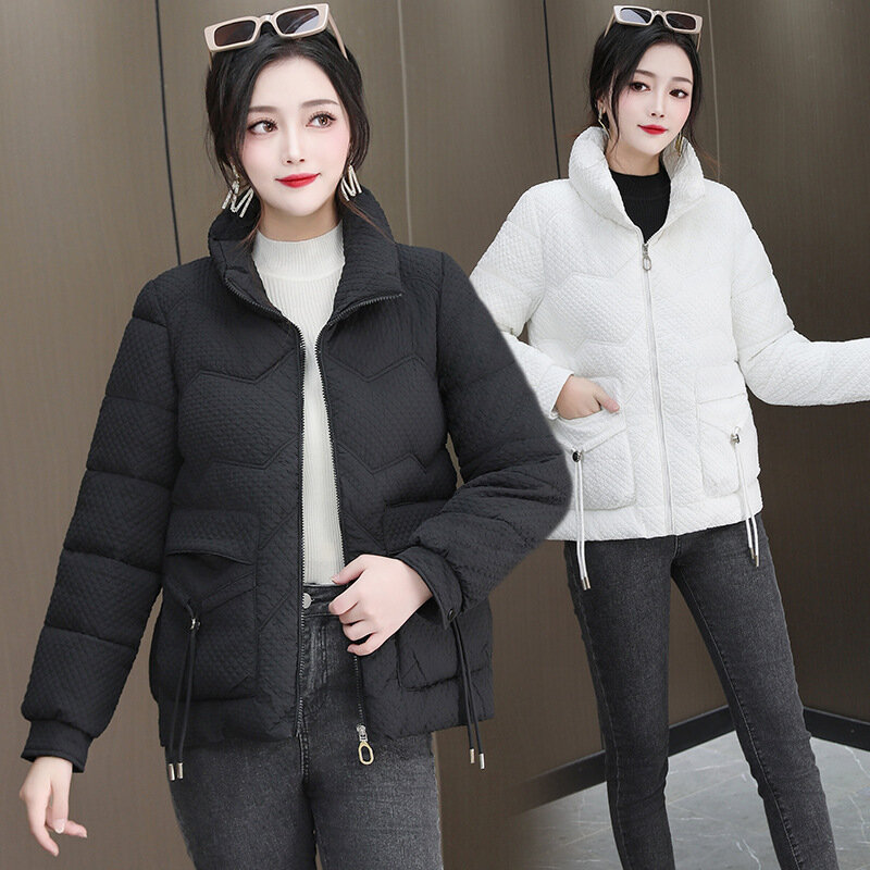 2024 Women's Short Winter Loose down Cotton-Padded Coat