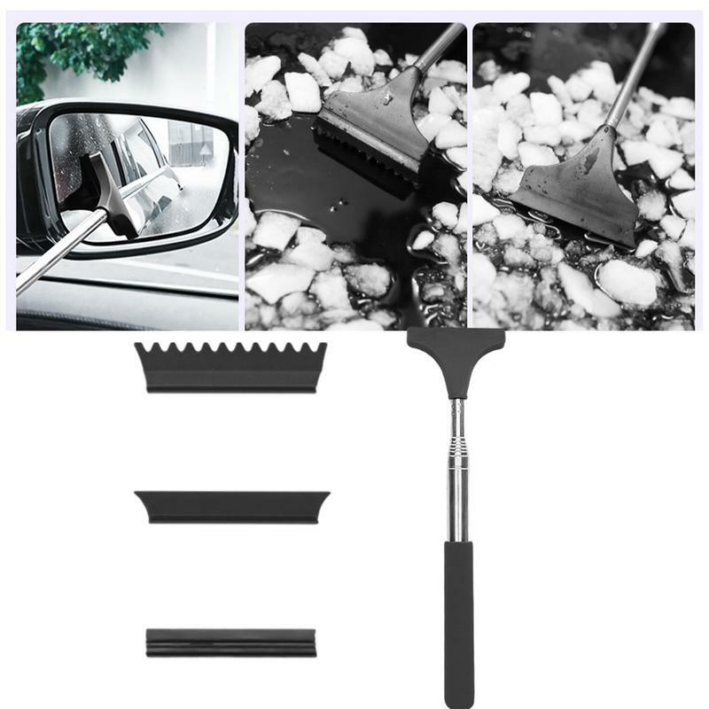 Universal Car Snow Shovel Winter Windshield Defrosting Ice Scraper Tool  Retractable Ice Scraper for Snow and Ice Removal