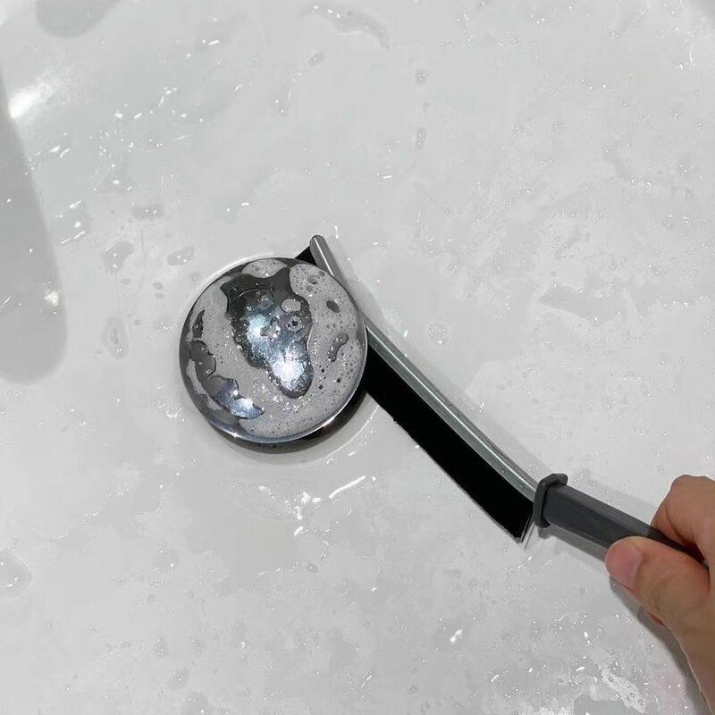 Spazzola per la pulizia delle fessure a tesa dura da 3 pezzi spazzola per la pulizia delle fessure, spazzole per angoli morti, per le fessure delle finestre delle piastrelle della cucina del bagno