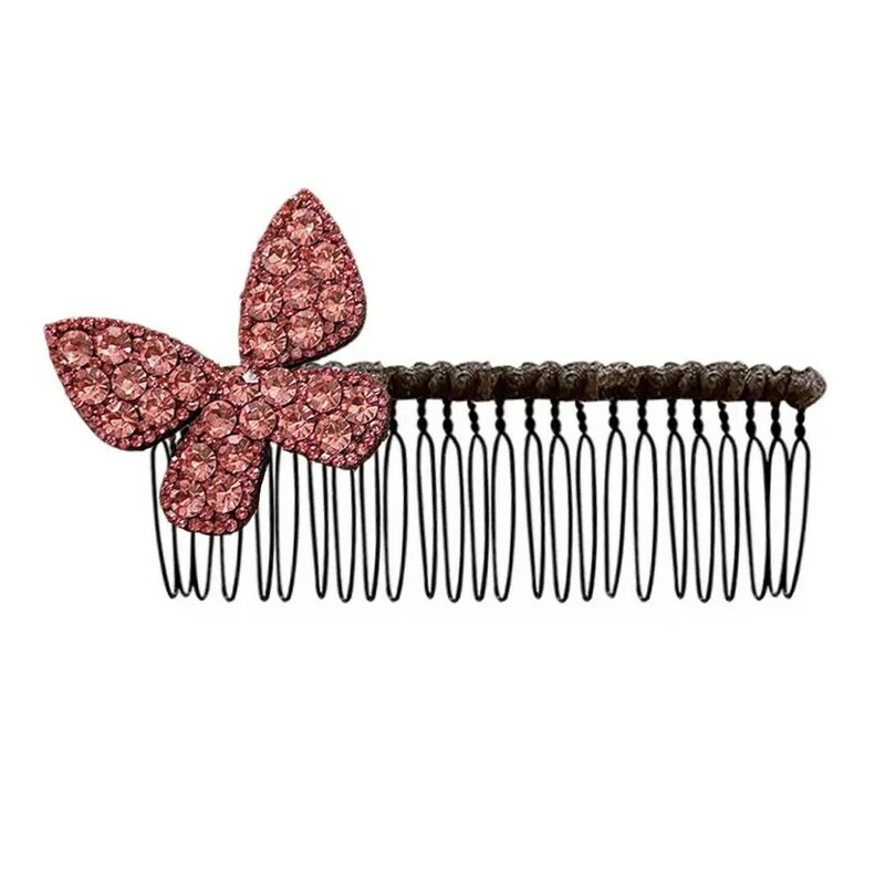 Peigne à cheveux en biscuits inséré pour femmes, accessoires de coiffure fragmentés, griffe cassée, mignon, S1N9