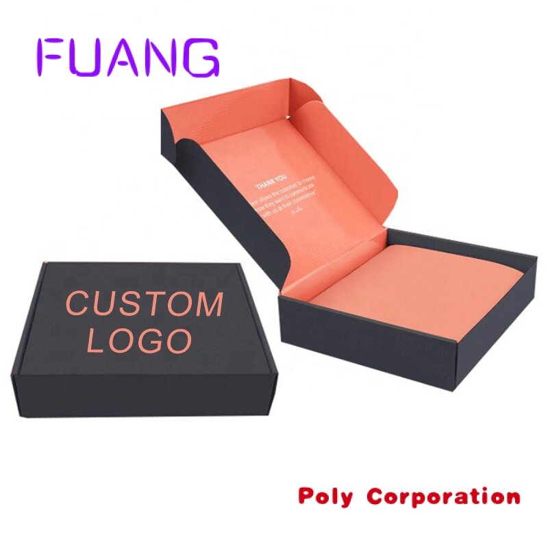 Custom  wholesale letter manufacturer apparel red custom shipping for packaging with logo mailer cajas de packing box for small 