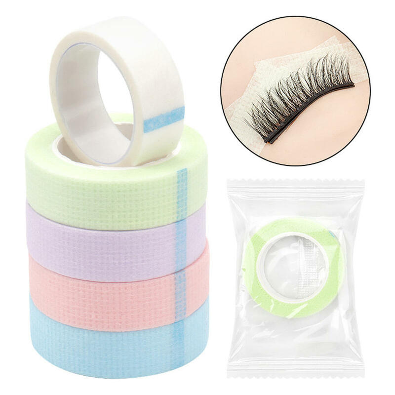 False Eyelash Tape For Extension Under Eye Breathable Micropore Fabric Rolls Eyelids Eye Lashes Grafting Makeup Beauty Tools 1PC