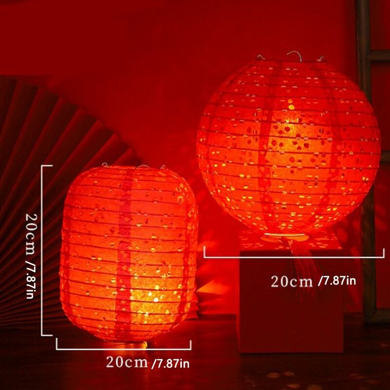 Lanternas de papel redondas artesanais lâmpada de papel chinês, bola oca, lanternas festivas do meio outono DIY, decoração de aniversário
