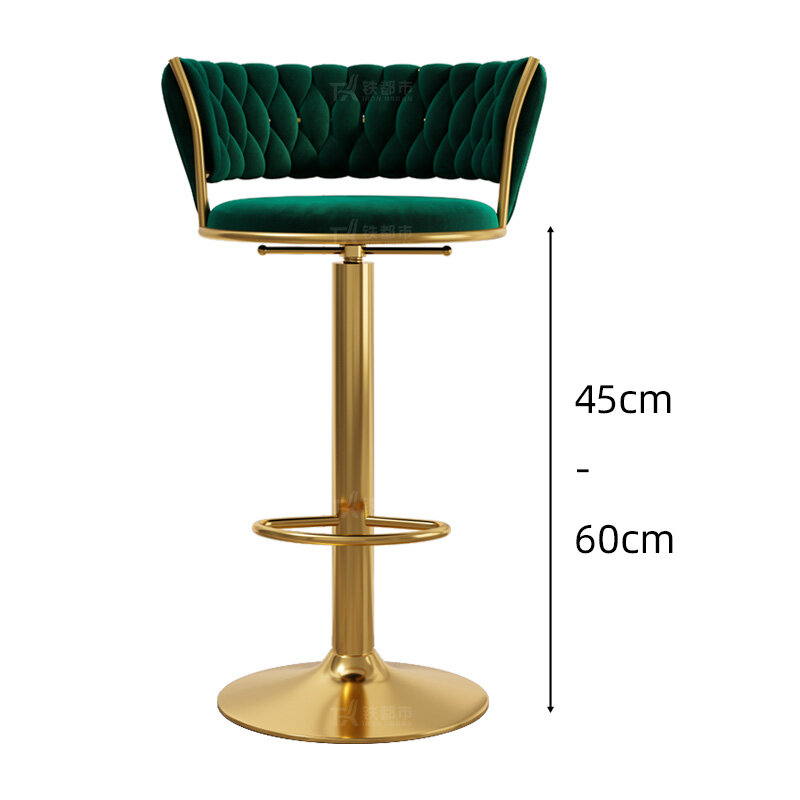 Obrotowa wysokość regulowane krzesło barowe stołki barowe luksusowe krzesła krzesło do jadalni blat kuchenny stołki nowoczesne meble przemysłowe