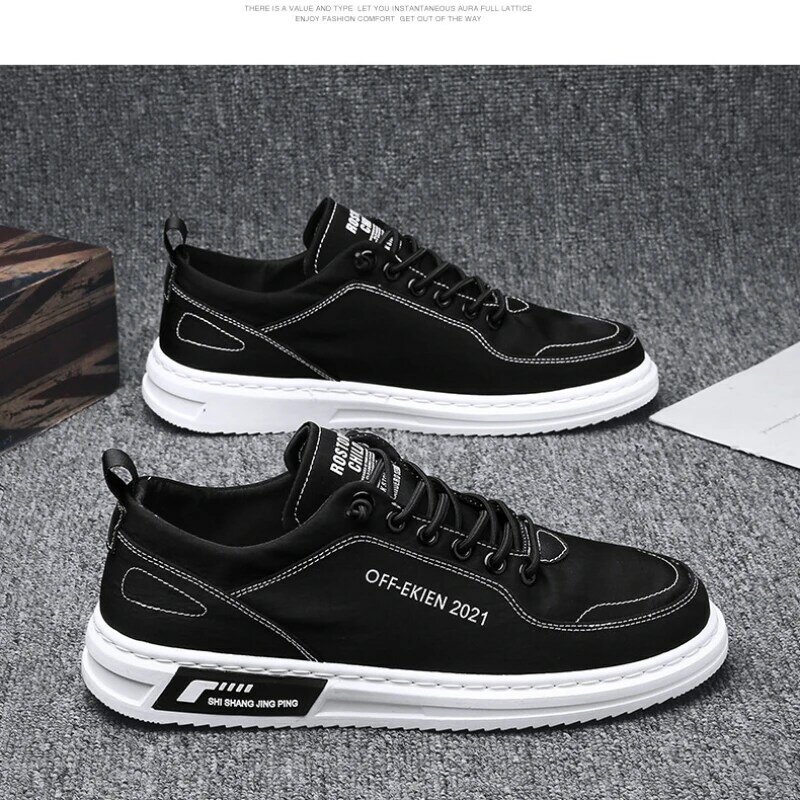 2024 New Canvas Shoes Versatile Soft Sole Casual Sports Men's Shoes Korean Edition Trendy Breathable and Comfortable