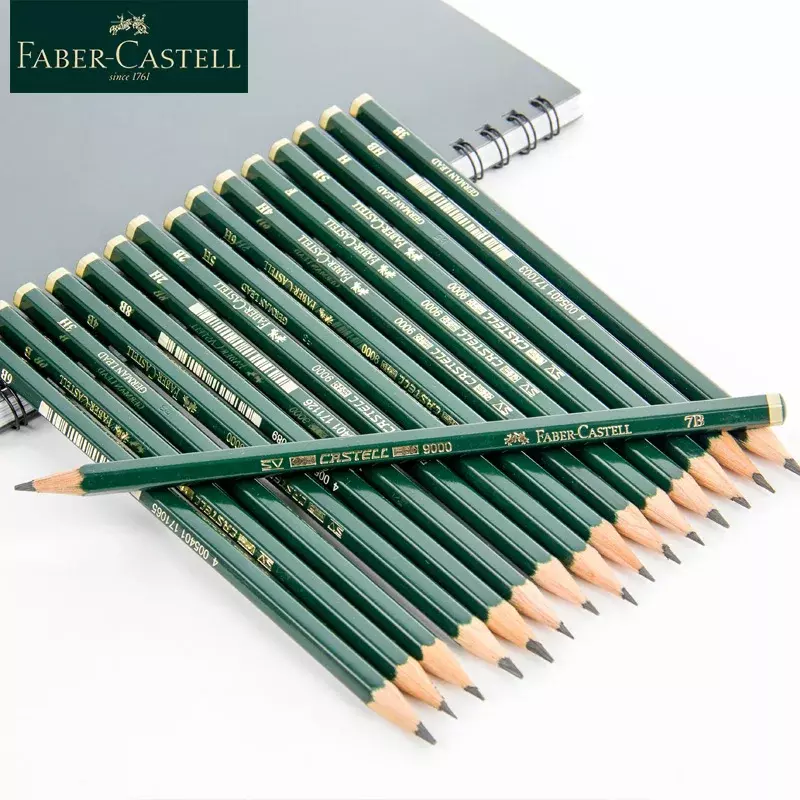 Faber Castell 9000 карандаши для эскизов 12/16 шт. Faber Castell художественные Графитовые Карандаши для письма затенение скетч черный свинцовый дизайн