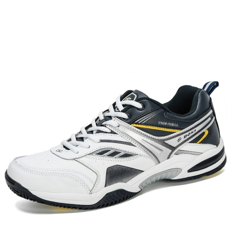 BONA 새로운 클래식 스타일 남성 테니스 신발 레이스 업 남성 스포츠 신발 최고 품질 편안한 남성 운동화 신발 33560