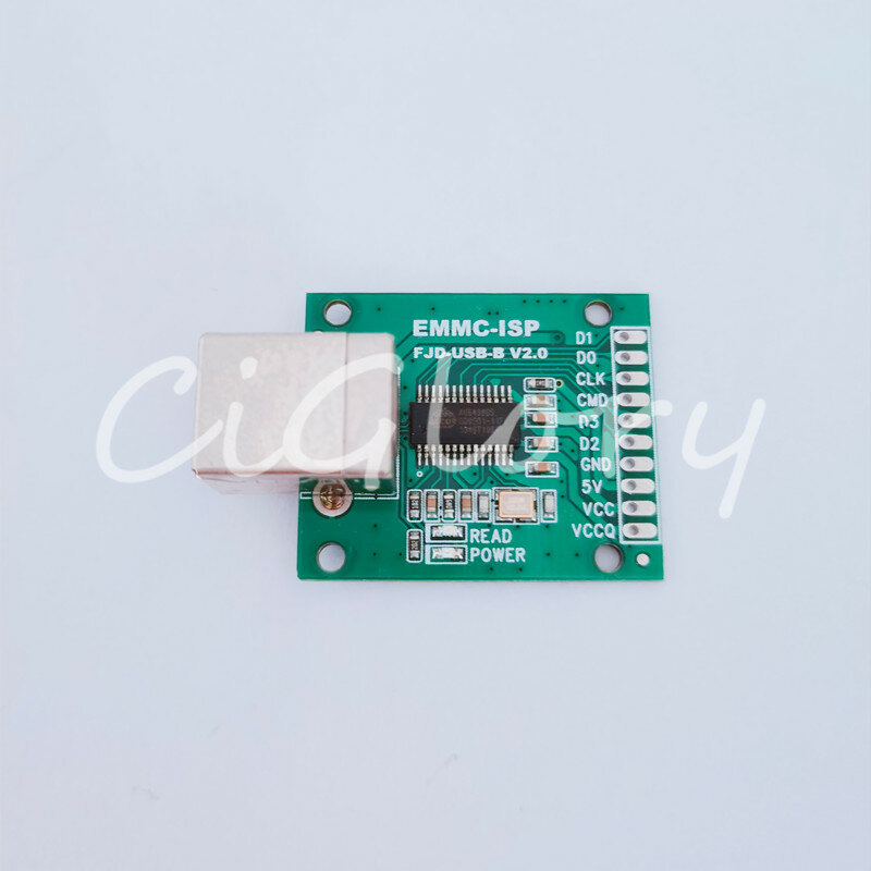 AU6438BS Chip 3 Line EMMC-ISP Kecepatan Tinggi Terbang Kawat Alat USB-B Tipe Computer Komunikasi
