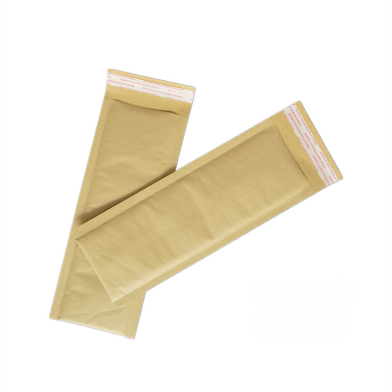 11x29cm sacchetto di bolle di carta Kraft sacchetti di spedizione a strisce lunghe forniture di imballaggio antiurto orologi/gioielli proteggono la busta a bolle