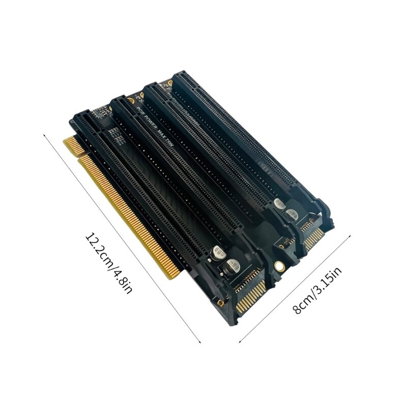 Port PCIE3.0 X16 Expansion Card Gen3 PCIE PCIe-Bifurcation x16 to x4x4x4x4