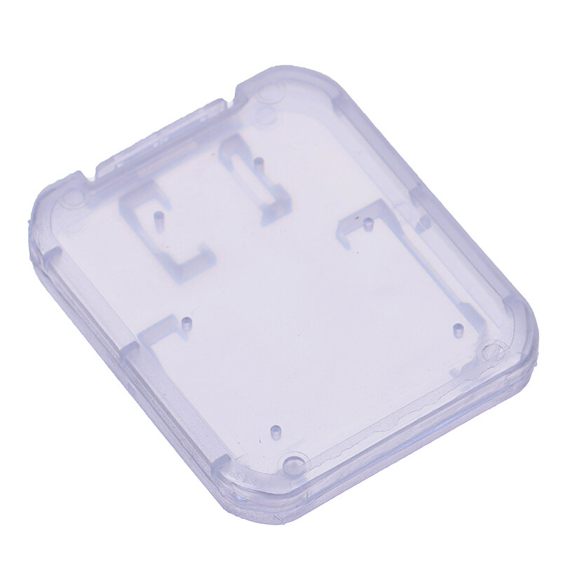 Transparente Memory Card Storage Box, Clear Plastic Case, Stick, Micro SD, TF Card Storage Box, Protection Holder, 10Pcs