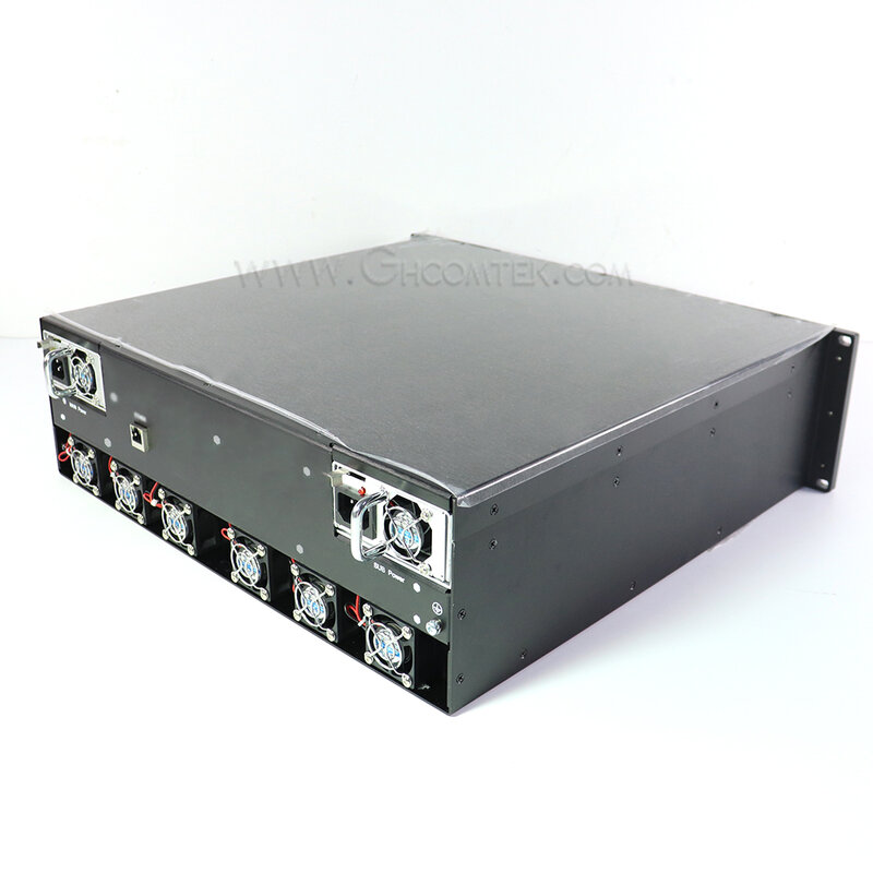 Amplificador óptico de fibra PON EDFA, saída de energia multiportas, 64 portas, 22dbm
