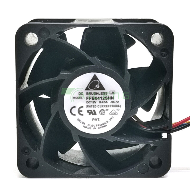 Delta FFB0412SHN 12V 0.6A 4028 40MM 40x40x28MM Server Fan Big Power Cooling Fan With 4pin PWM