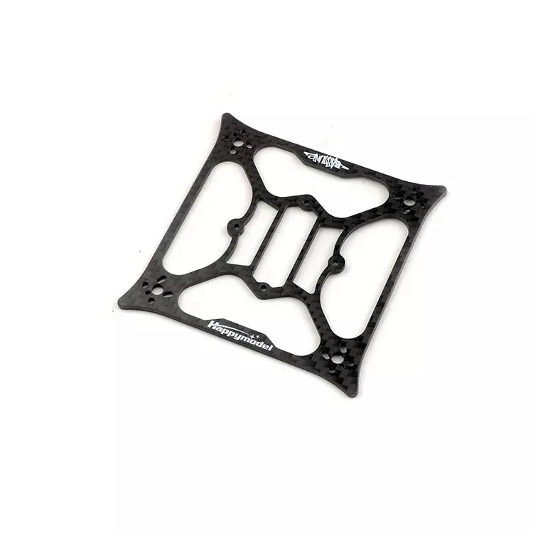HappyModel Bassline 2S 2inch Micro FPV Drone Replacement 90mm Carbon Frame Kits/Bottom Plate/Battery Tray/Screws Pack/Propeller