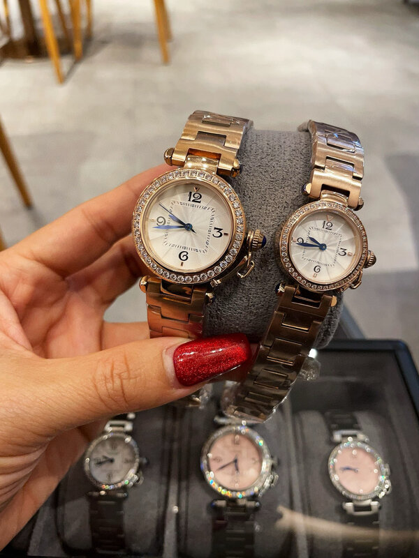 High Quality Top Luxury Designer Brand Vip Luxury Watch Women Quartz Pasha Fashion Elegant Aaa Custom Watch for Ladies Gift