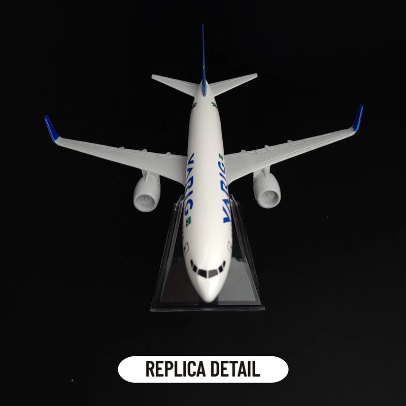 Brasil Varig Airlines Boeing 737 Modelo de Aeronave, Liga, Aviação Colecionável, Miniatura Diecast, Ornamento, Lembranças, Escala 1:400