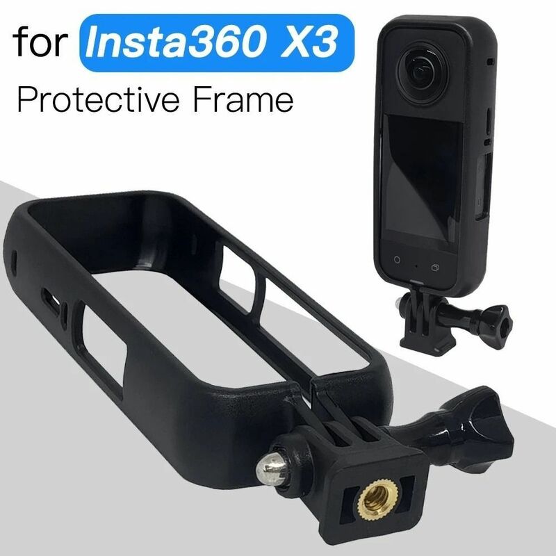 Insta 360 One X2 X3 용 액세서리 보호 프레임 테두리 케이스 어댑터 마운트, Insta360 액션 카메라 VP603 보호
