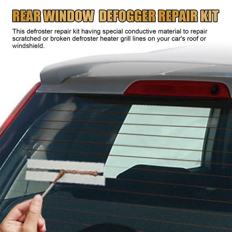 Desnebulizador de ventana trasera de coche, Kit de reparación de líneas de rejilla, calentador de ventana trasera Universal para todos los coches