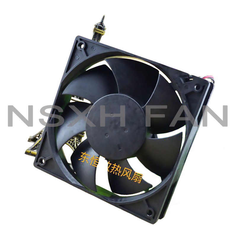 DS12025B12E 120*120*25 mm Chassis Power CPU Computer Cooling Fan 4P Pwm Tempreture Controller