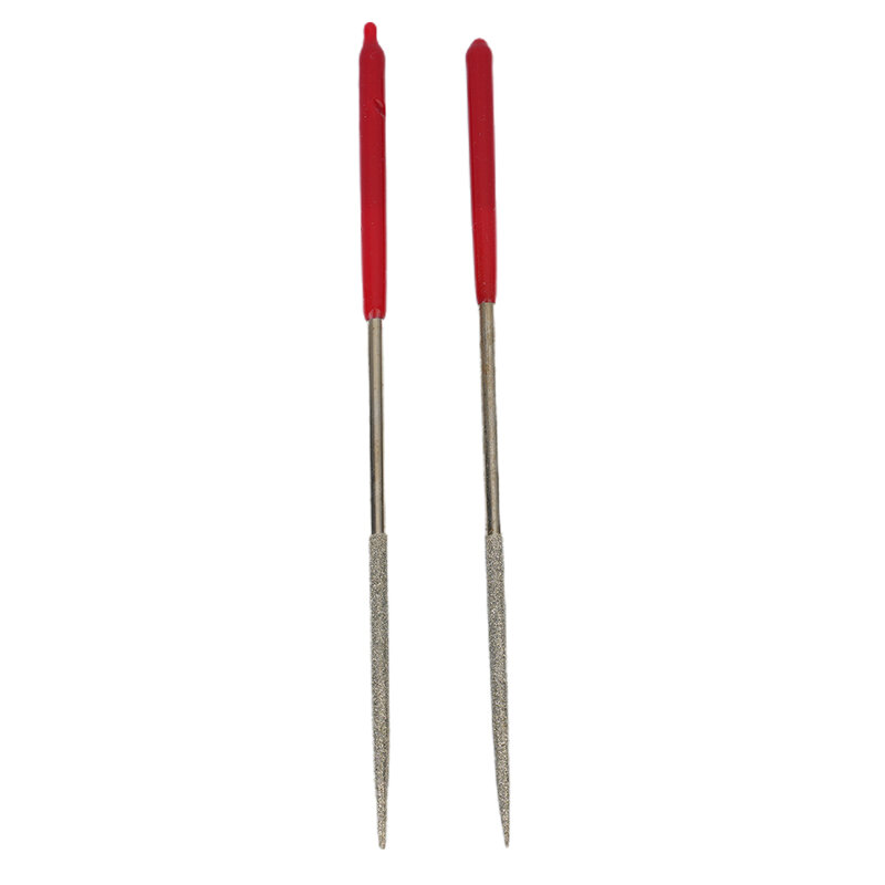 2pcs Mini Needle File 3x140mm Round Diamond Needle File DIY Wood Rasp File For Needle Jewelry Polishing Carving Handy Tools