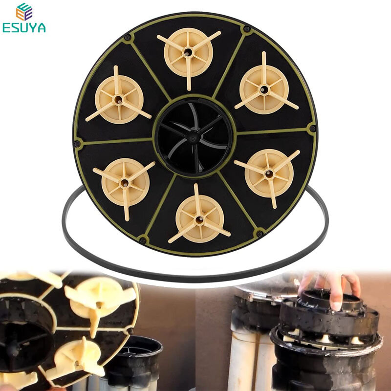 Esuya 004-302-4408-00 6 válvula de água do módulo do porto substitui para a paramount, incluindo o o-ring do escudo da válvula (pn: 005-302-0100-00)