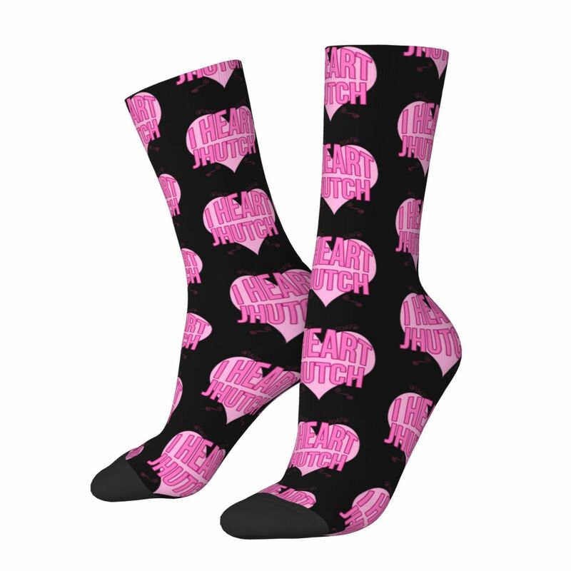 Зимние теплые носки в стиле Харадзюку унисекс, I Heart JHutch, Джош Hutcherson, нескользящие носки для скейтборда