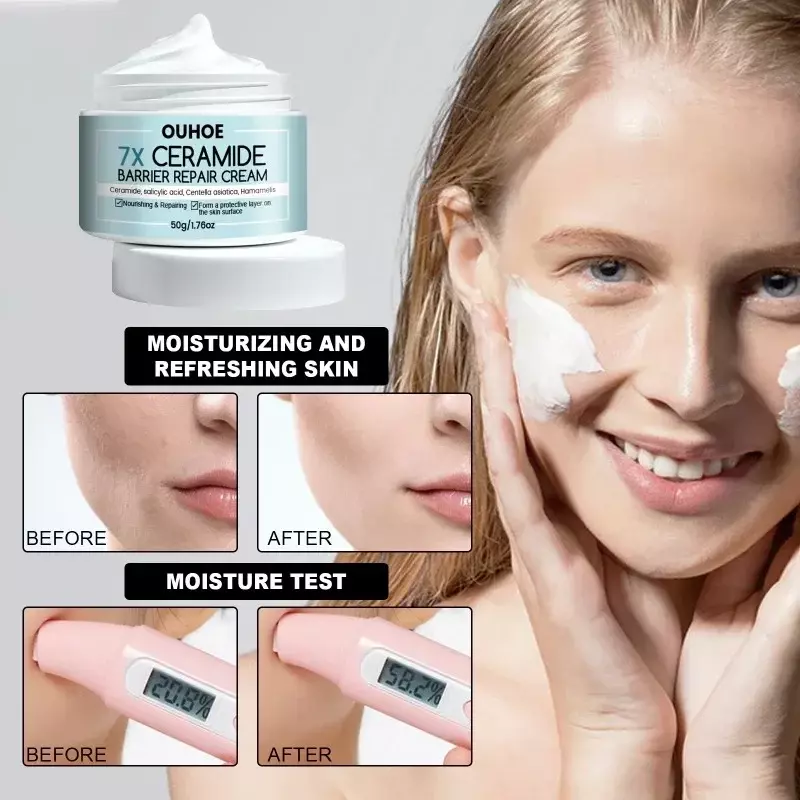 Ceramide Repair Cream Firming skin Fade Fine Lines Anti-aging hydrates moisturizes whitening barrier brighten care face cream