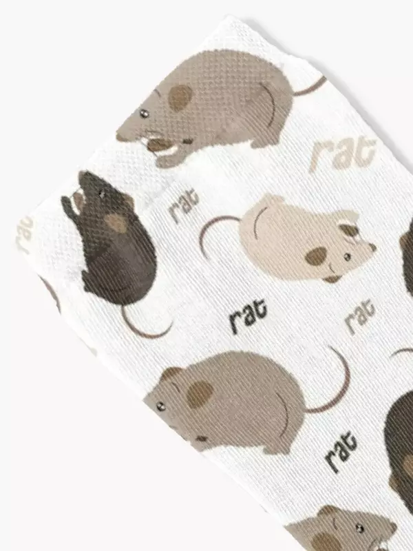 Rat pattern Socks retro hiphop Novelties Socks Men's Women's