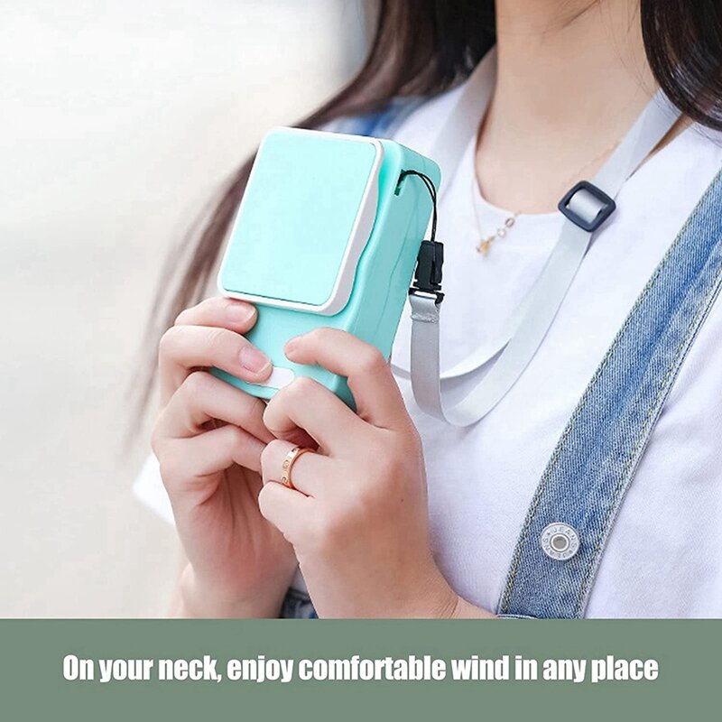 Mini Desk Fan For Home Portable Eyelash Fan USB Rechargeable Quiet Electric Cooling Fan