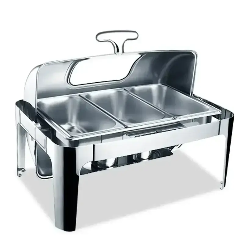 Buffet-カスタマイズ可能なステンレス鋼の電気オーブン,洗面台またはホテル用の厚い電気オーブン,断熱