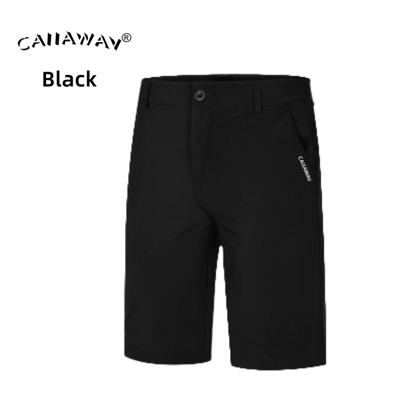 CAIIAWAV-Shorts de Golfe Respirável Masculino, Shorts Refrescantes de Verão, Algodão Confortável Roupa Casual, Roupas Esportivas