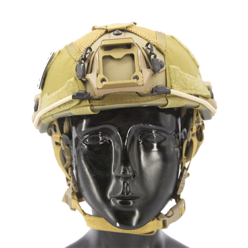 전술 헬멧 커버, NVG 배터리 파우치 포함, 해상 헬멧 사냥