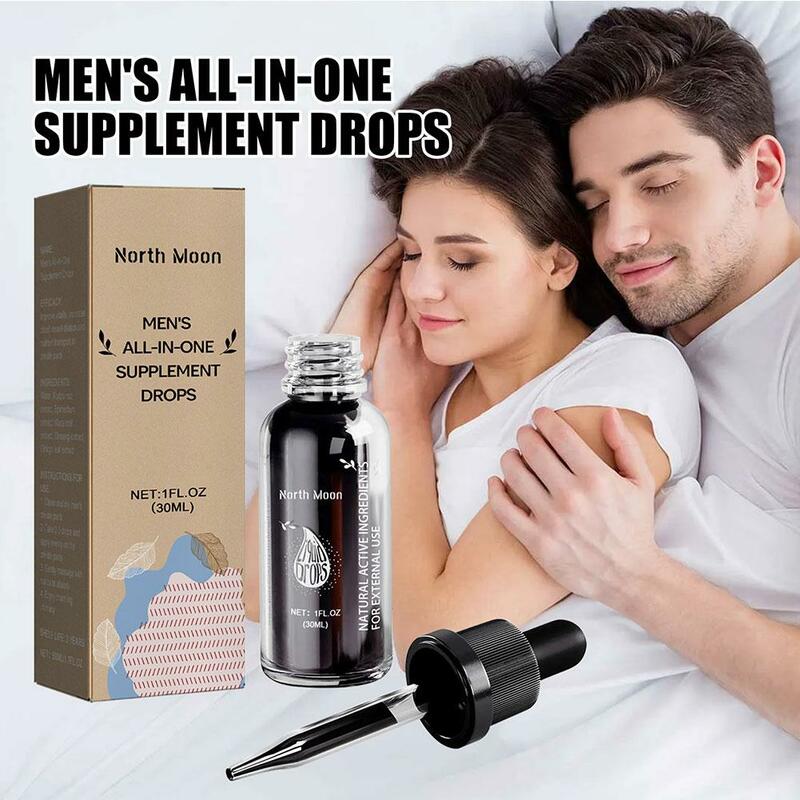 30ml Men's All-In-One Supplement Drops Strong Men Increase Sexual Sensitivity Boosting Stamina Enhance Self-Confidence Essence